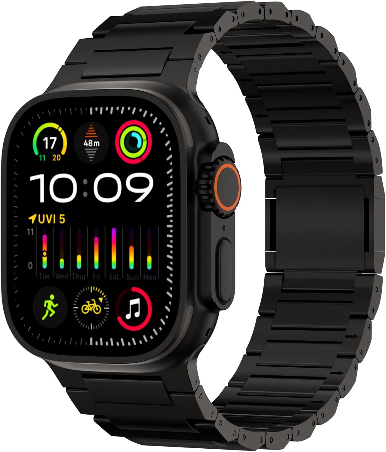 Apple Watch Series 10 GPS+Cellular, 42mm Aluminium Case Sport Band - S/M - obrazek 5