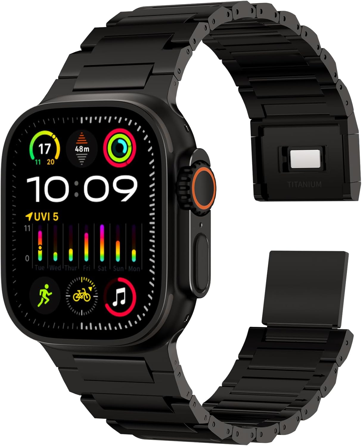 Apple Watch Series 10 GPS+Cellular, 42mm Aluminium Case Sport Band - S/M