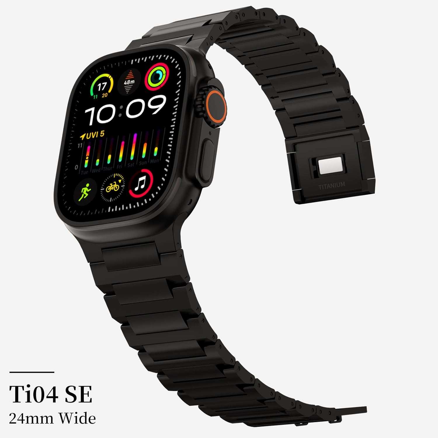 Apple Watch Series 10 GPS+Cellular, 42mm Aluminium Case Sport Band - S/M - obrazek 4