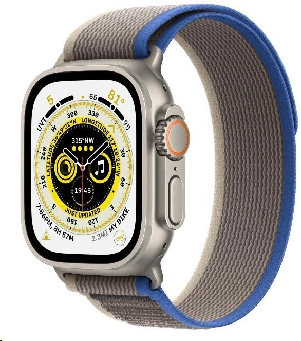 APPLE Watch Ultra GPS + Cellular, 49mm Titanium Case with Alpine Loop - Small